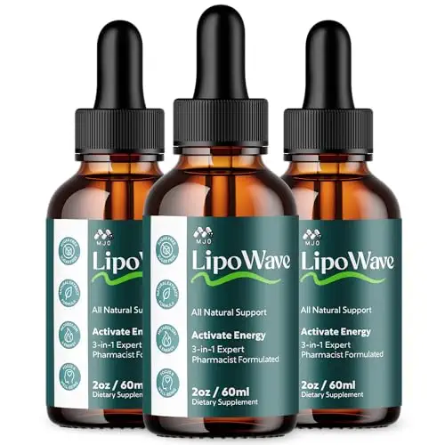 LipoWave Natural Weight Management Supplement Bottle